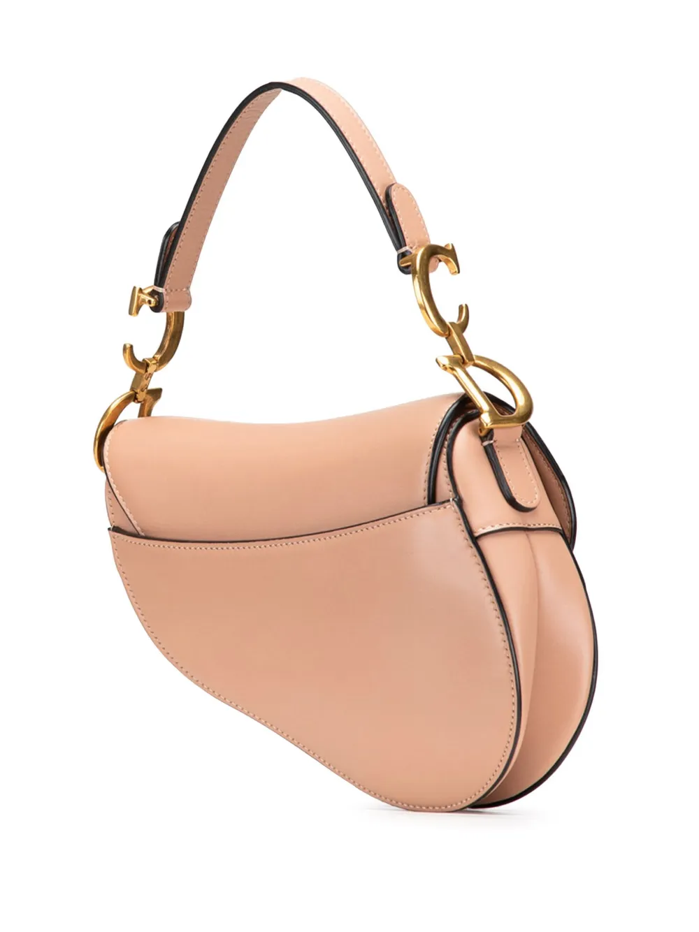Pre-owned Dior 2019 Mini Leather Saddle Satchel