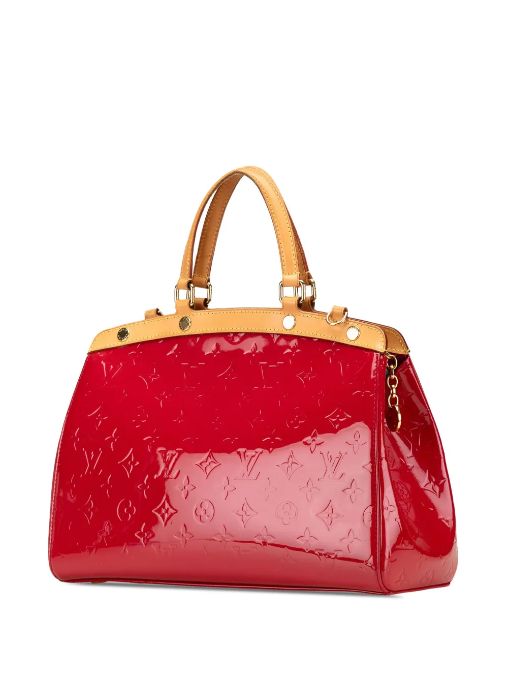 Pre-owned Louis Vuitton 2013 Monogram Vernis Brea Mm Satchel
