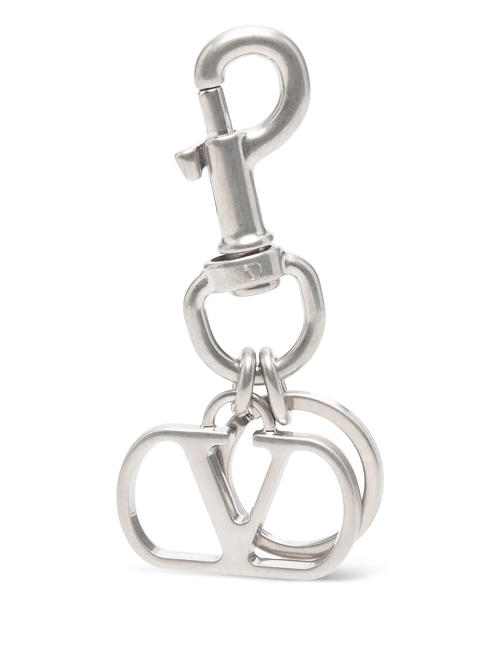 Valentino Garavani VLogo sleutelhanger Zilver