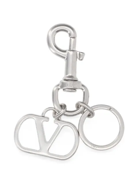 Valentino Garavani VLogo Signature Metal Bag Charm With Key Ring