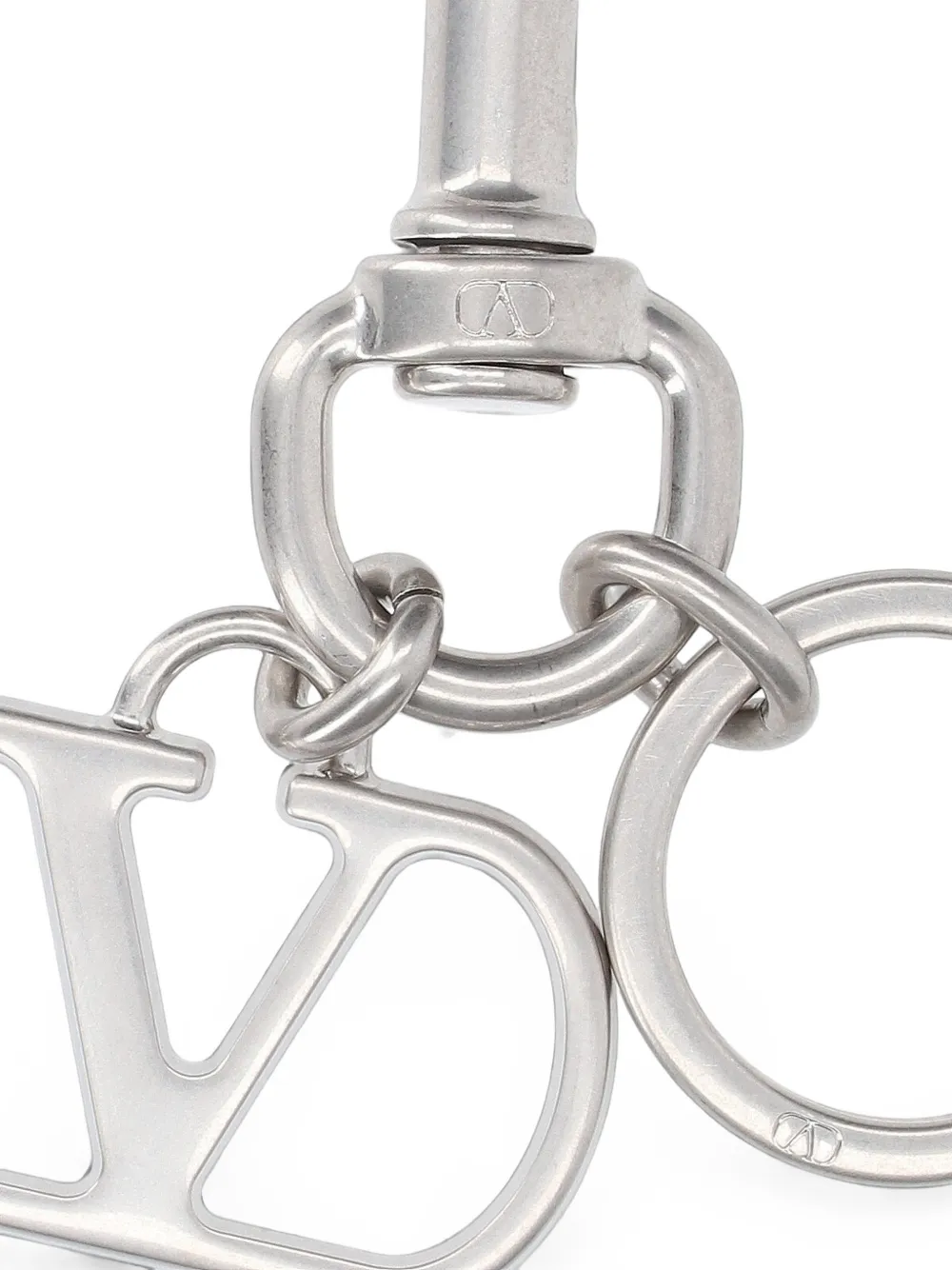 Valentino Garavani VLogo sleutelhanger Zilver