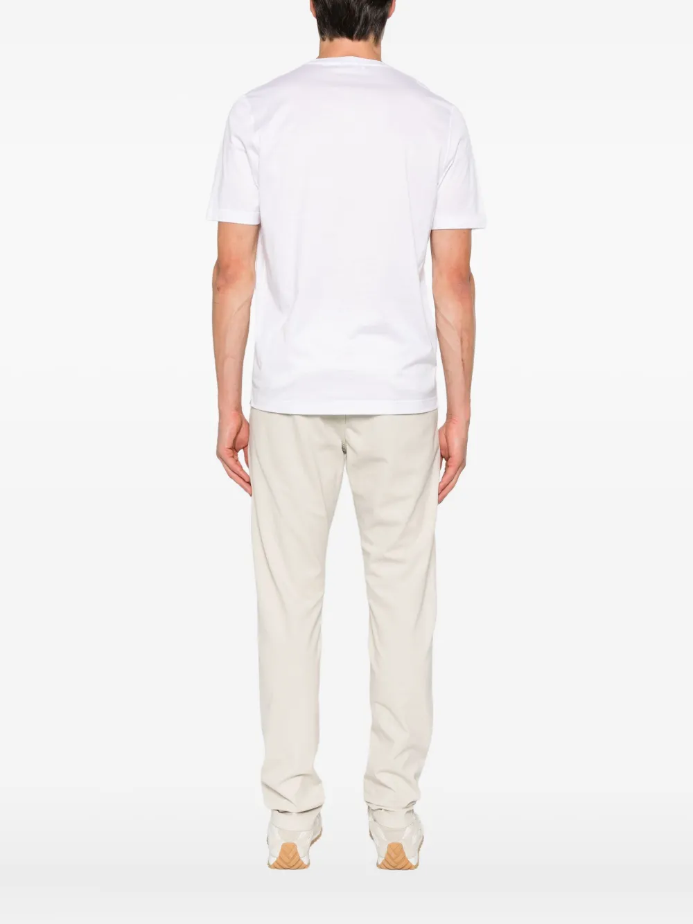 Gran Sasso Katoenen T-shirt Wit