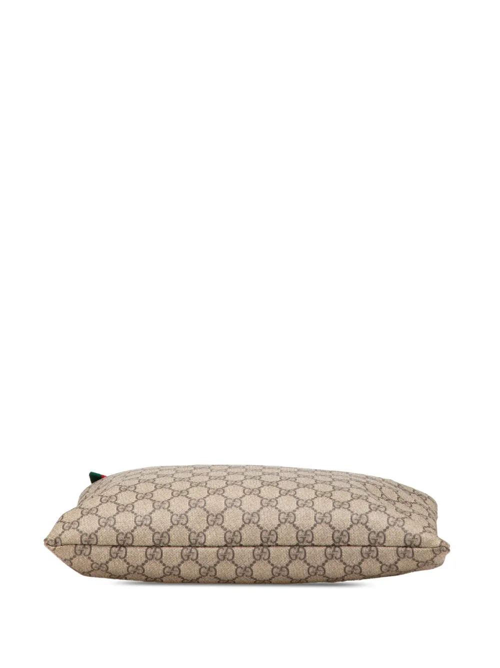 Pre-owned Gucci 2000-2015 Gg Supreme Web Crossbody Bag In Brown