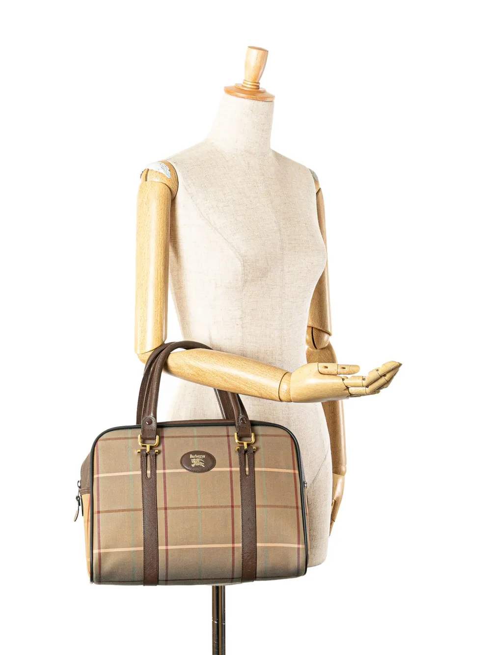Burberry Pre-Owned 20th Century Vintage Check Canvas handbag | Pre-Owned | Image 2