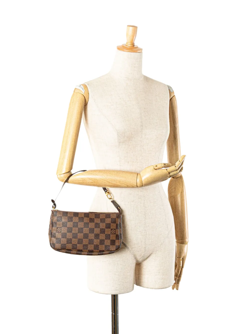 Pre-owned Louis Vuitton 2011 Damier Ebene Pochette Accessoires Shoulder Bag