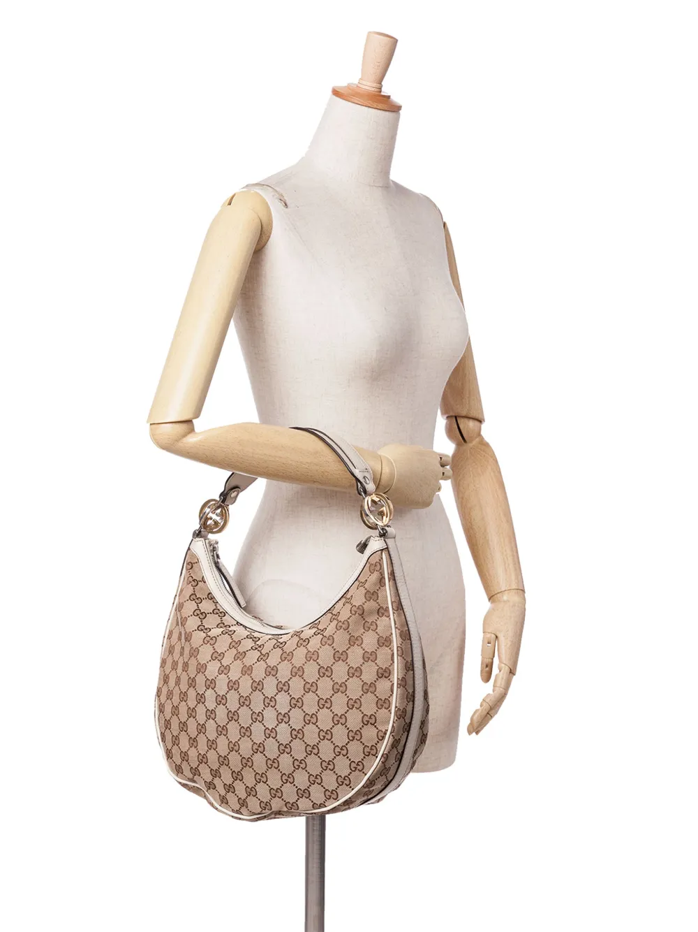 Gucci Pre-Owned 2016-2024 GG Canvas Twins hobo bag | Pre-Owned | Image 2