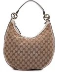 Gucci Pre-Owned 2016-2024 GG Canvas Twins hobo bag - Brown