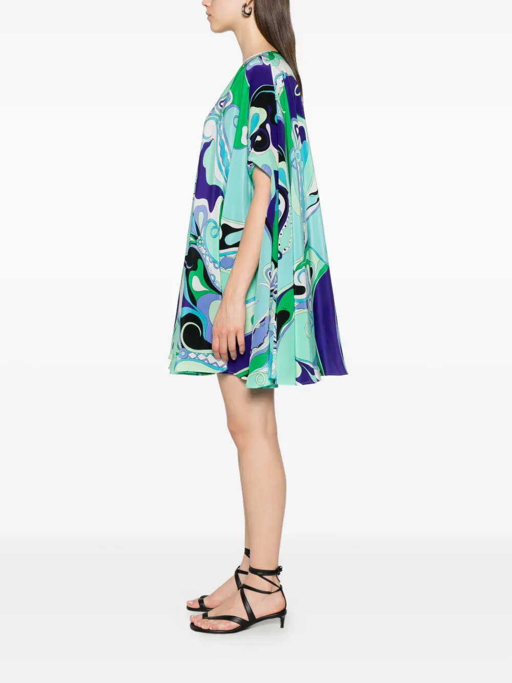 PUCCI Mini-jurk met print Groen
