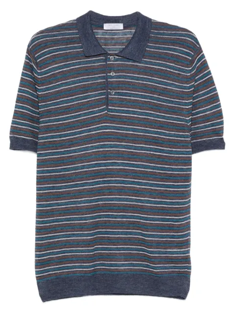 Gran Sasso striped polo shirt
