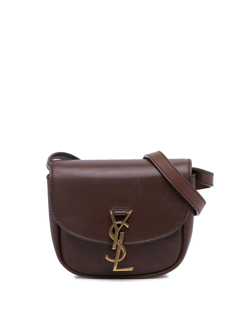 Saint Laurent Pre-Owned 2020 Small Leather Monogram Kaia crossbody bag | Brown | Image 1