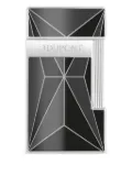 S.T. Dupont geometric-pattern lighter - Black