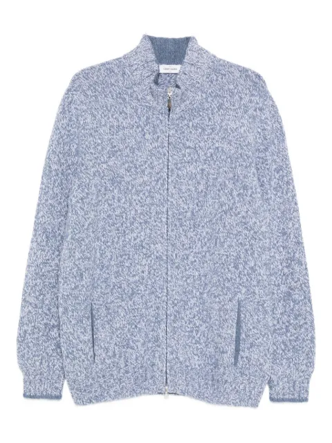 Gran Sasso speckled wool cardigan