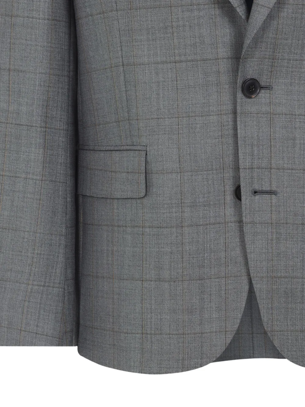 Paul Smith Grey Wool-blend Suit With Tailored Fit In Gray
