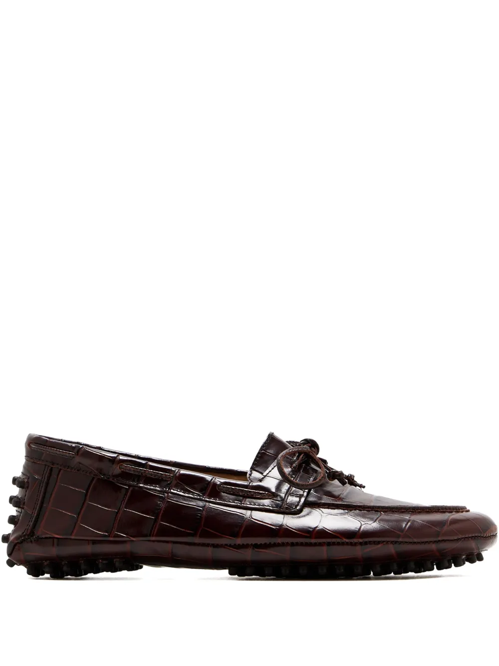 Le Monde Beryl Crocodile-effect Loafers
