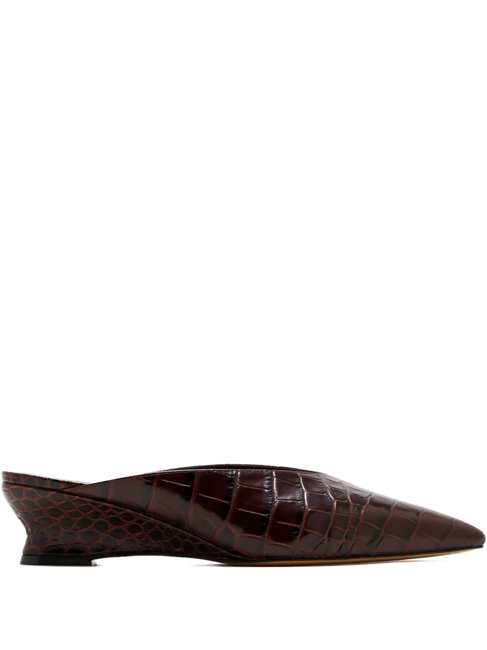 Le Monde Beryl 40mm Victoria Micro-wedge Mules In Brown