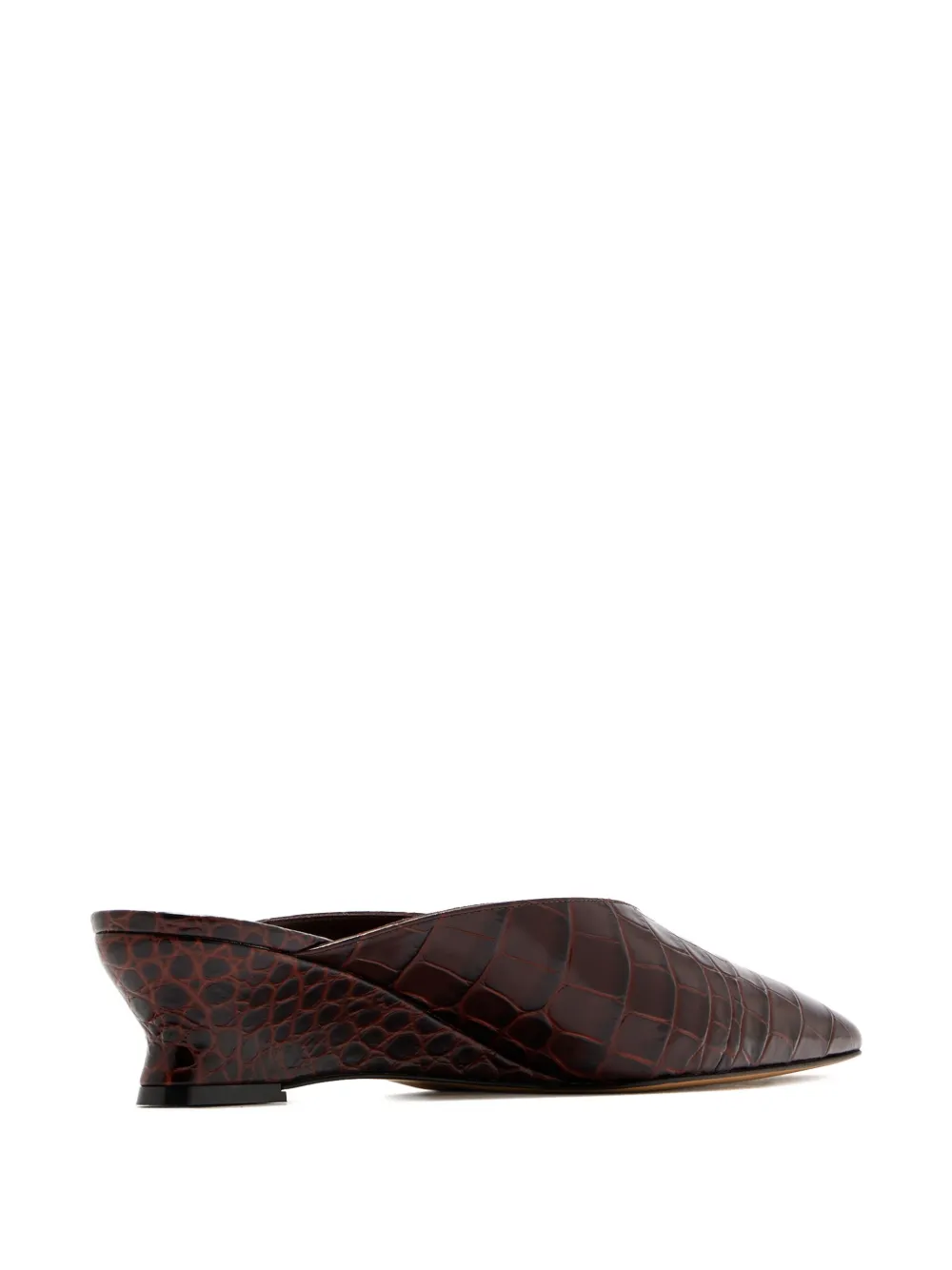 Le Monde Beryl 40mm Victoria Micro-wedge Mules In Brown