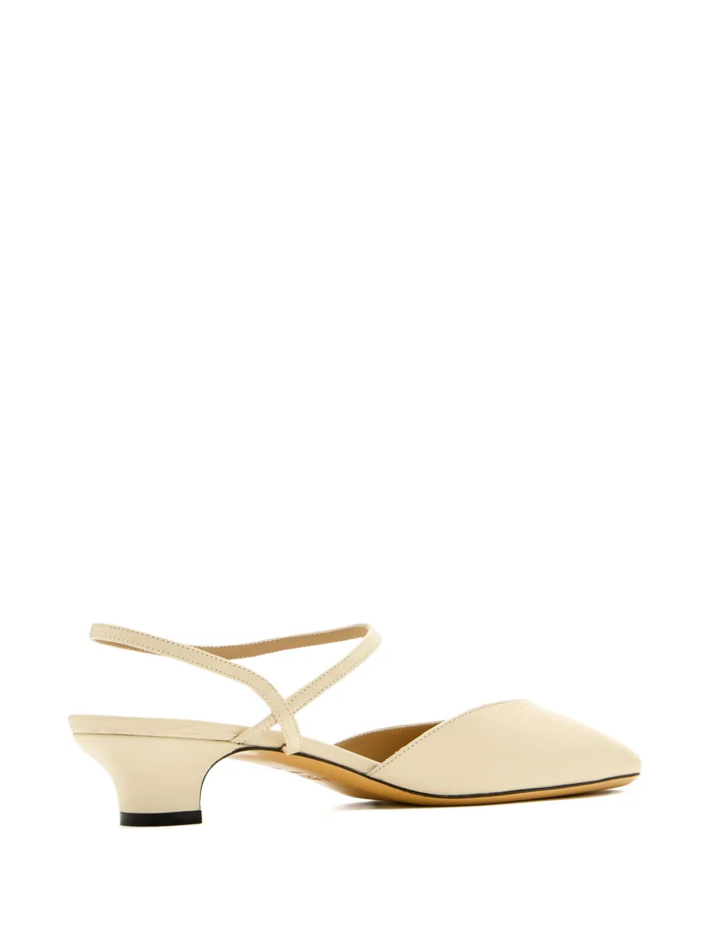 Le Monde Beryl 35mm ankle-strap heeled pumps Neutrals