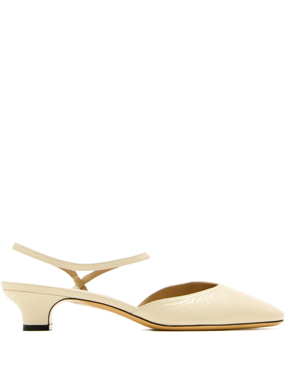 Le Monde Beryl 35mm Ankle-strap Heeled Pumps In Neutral