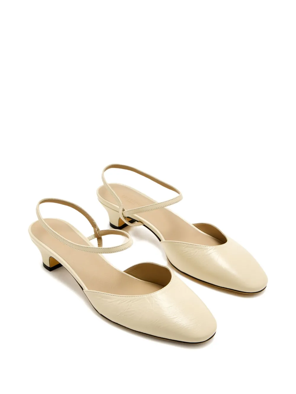 Le Monde Beryl 35mm ankle-strap heeled pumps Neutrals