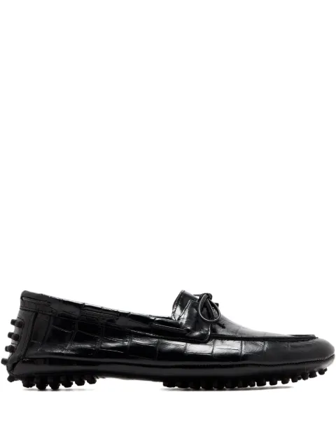 Le Monde Beryl Driver embossed moccasins