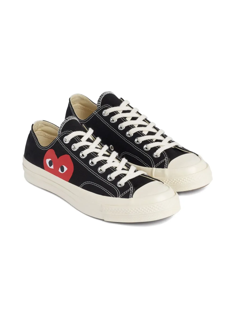 Comme Des Garçons Play x Converse Sneakers Chuck 70 con logo a cuore - Nero