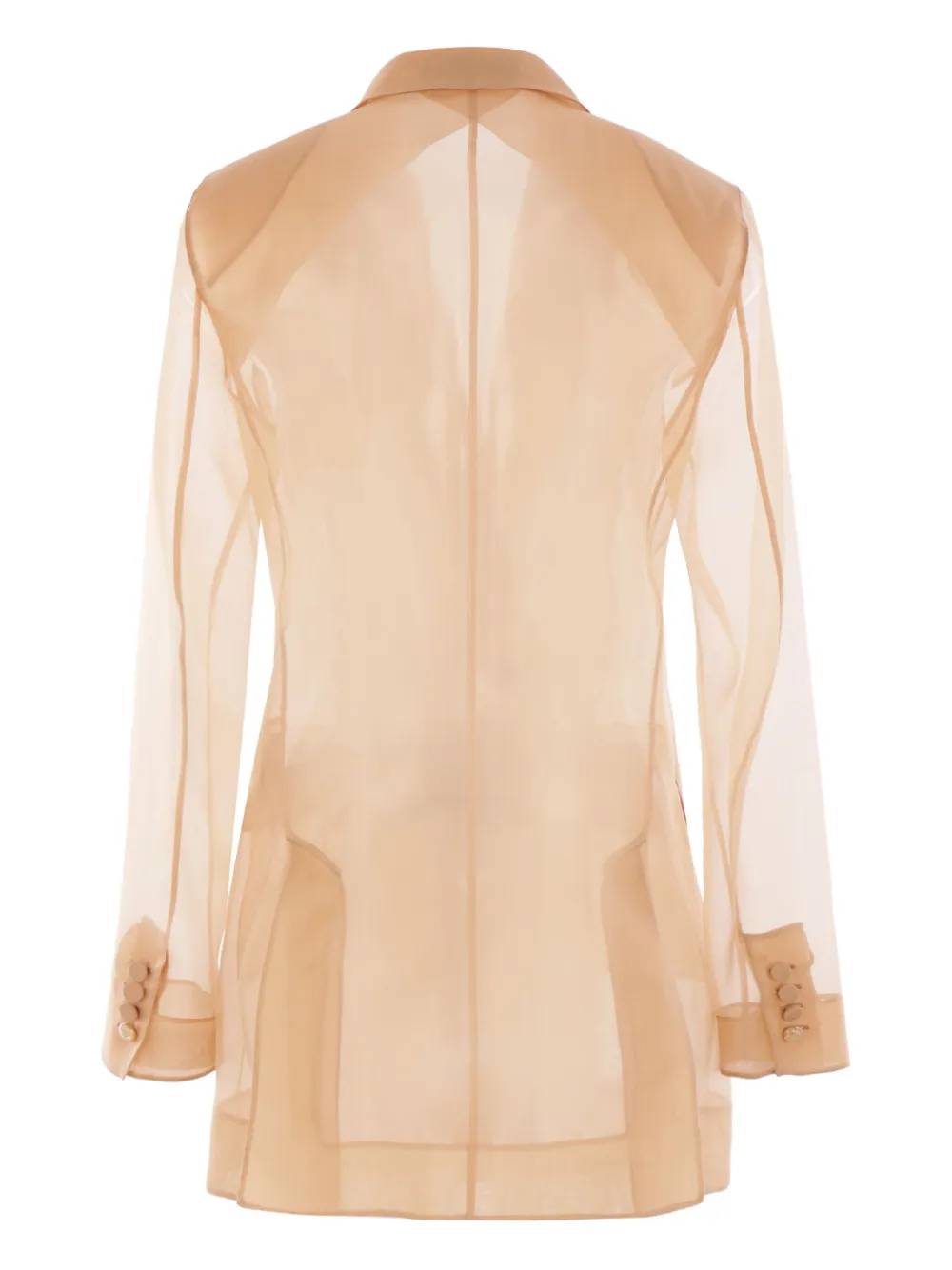 Max Mara Blazer met dubbele rij knopen Bruin