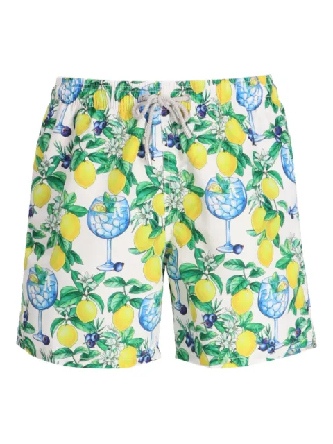 MC2 Saint Barth lemon-print swim shorts