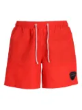 MC2 Saint Barth logo-print swim shorts - Red