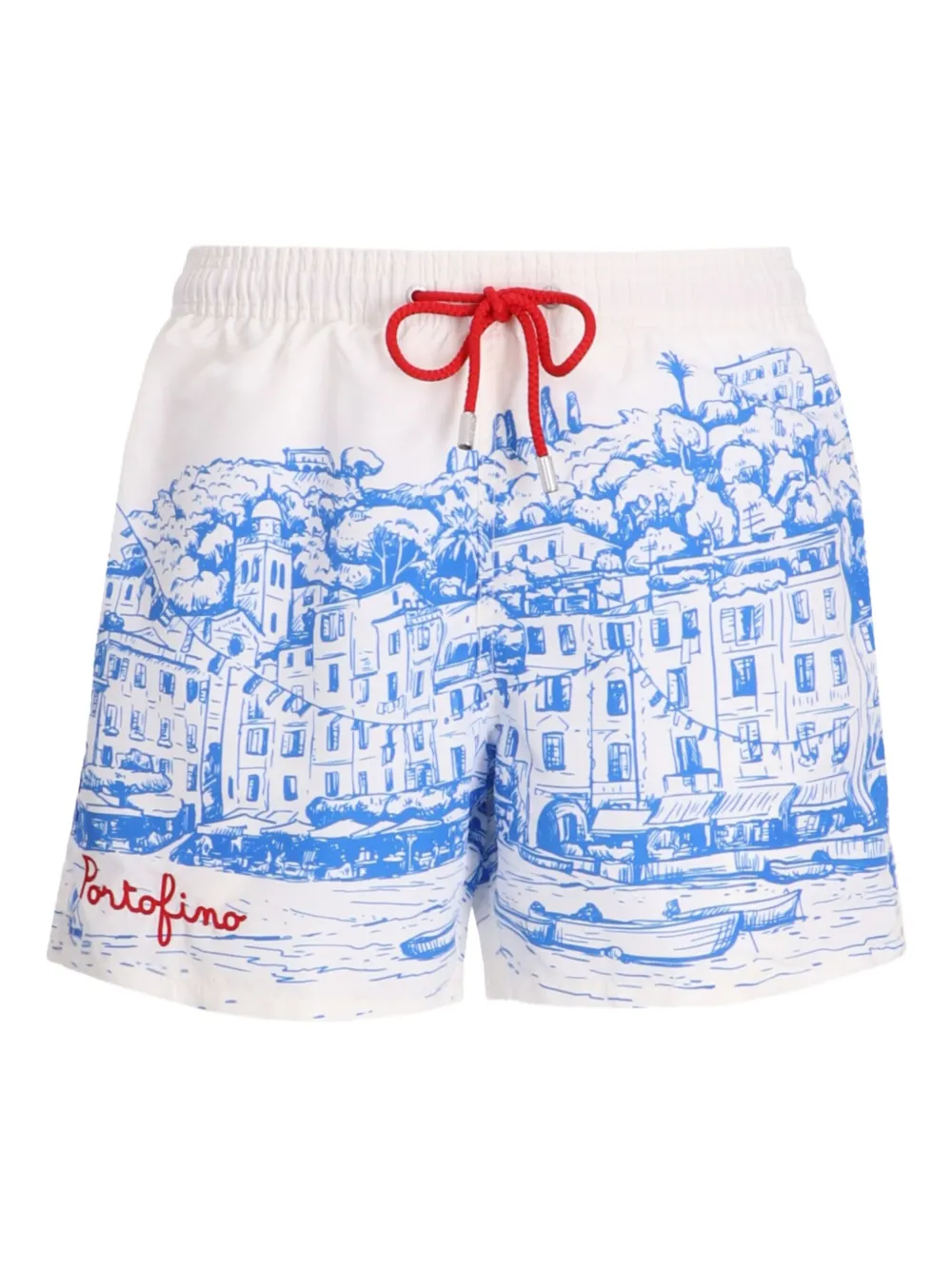 MC2 Saint Barth printed swim shorts | White | Image 1