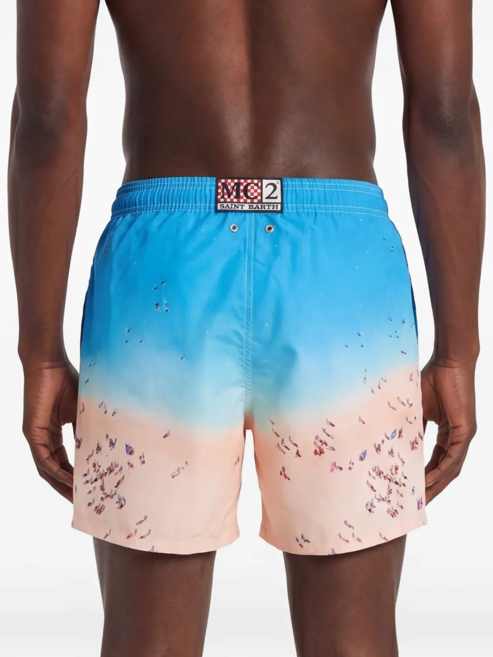 MC2 Saint Barth Zwembroek met print Blauw