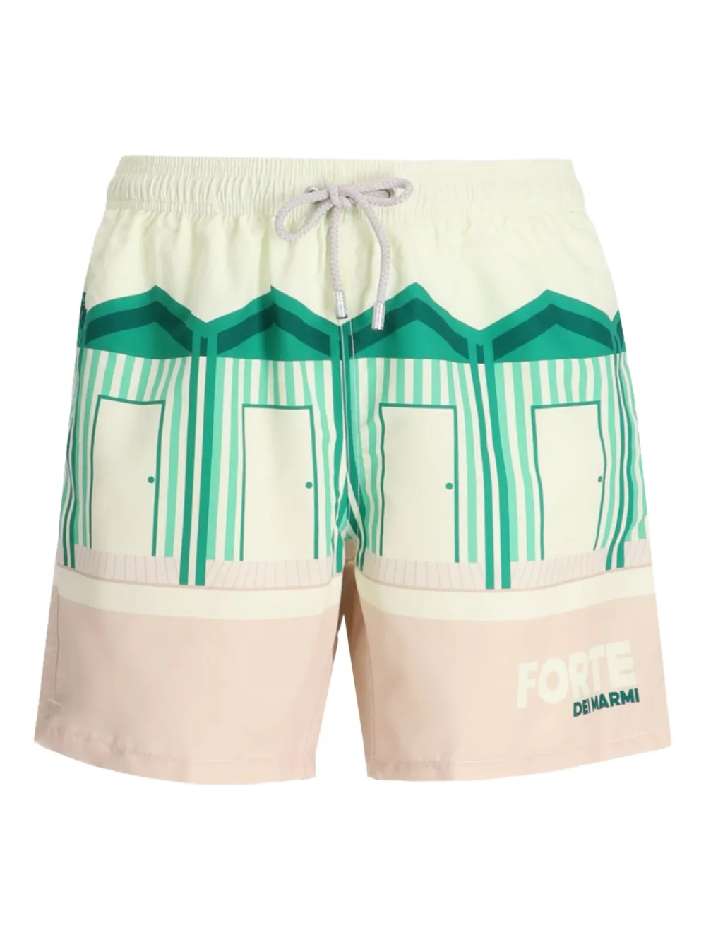 MC2 Saint Barth Zwembroek met print Beige