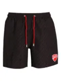 MC2 Saint Barth logo-print swim shorts - Black