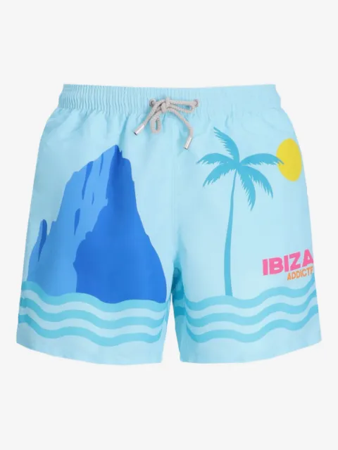 MC2 Saint Barth shorts de playa con estampado gráfico