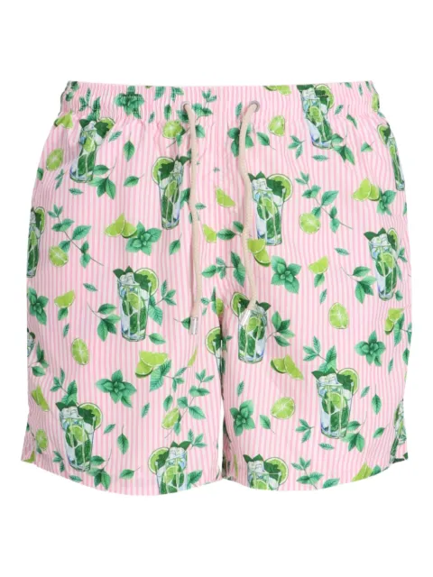 MC2 Saint Barth striped swim shorts