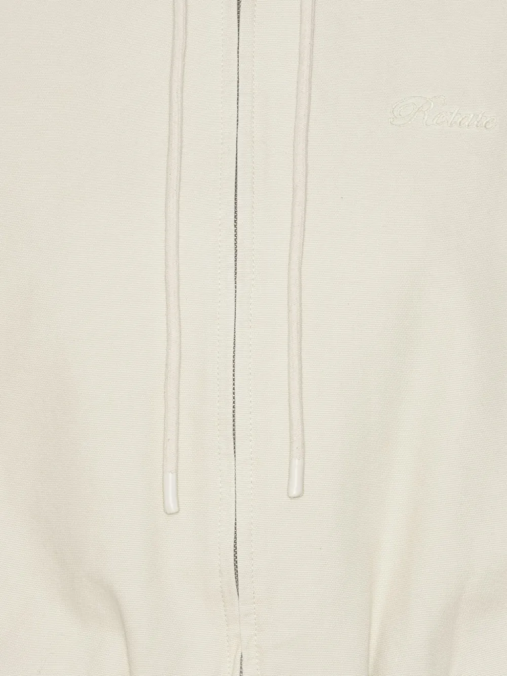 ROTATE BIRGER CHRISTENSEN balloon-sleeve hooded jacket Beige