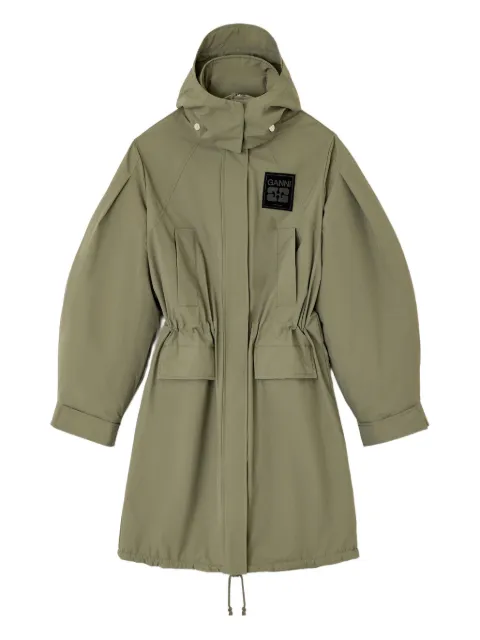 GANNI Ripstop parka coat