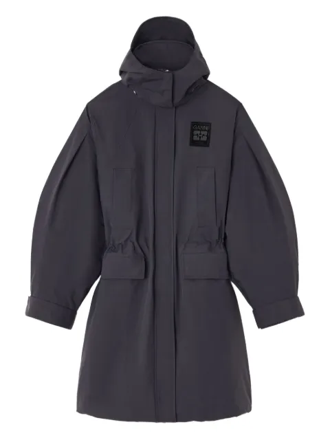 GANNI Ripstop parka coat