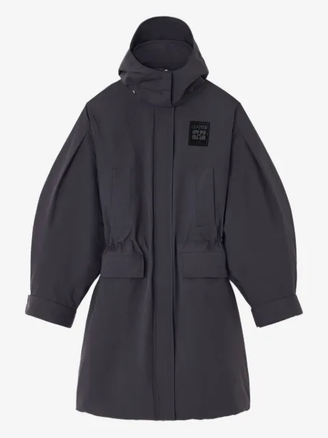 GANNI oversized parka coat