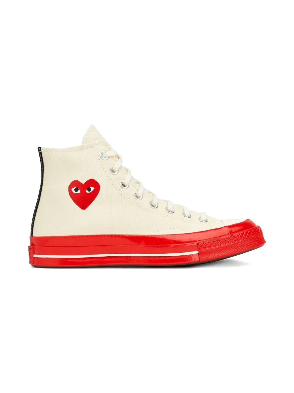 Comme Des Garçons Play x Converse heart-logo hi-top sneakers | Teen Boy Shoes | Image 2
