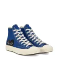 Comme Des Garçons Play x Converse Chuck 70 heart-logo hi-top sneakers - Blue