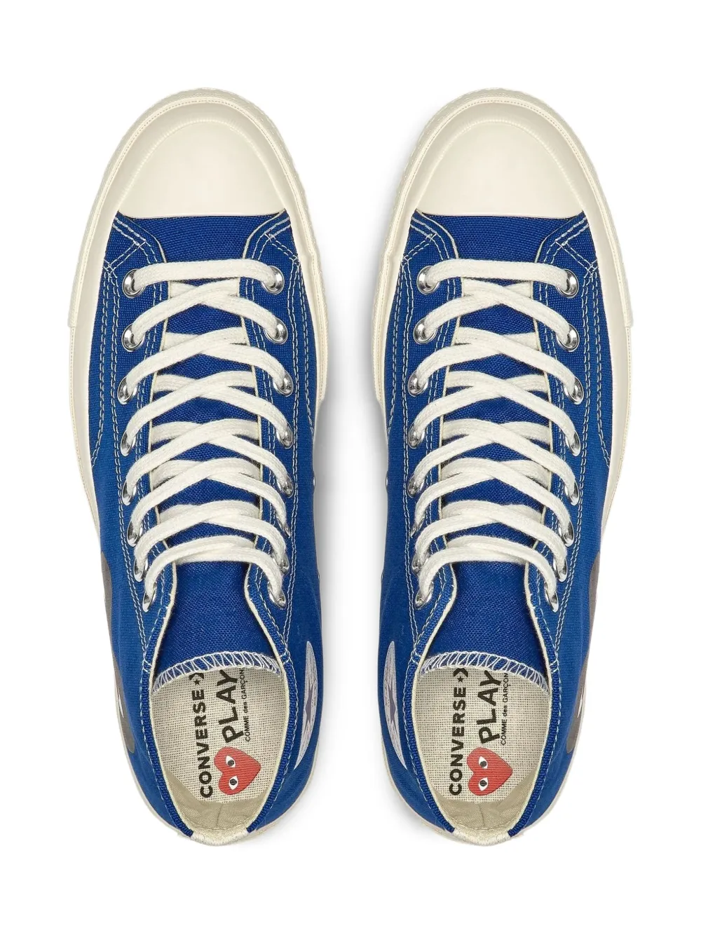Comme Des Garçons Play x Converse Chuck 70 heart-logo hi-top sneakers Blue