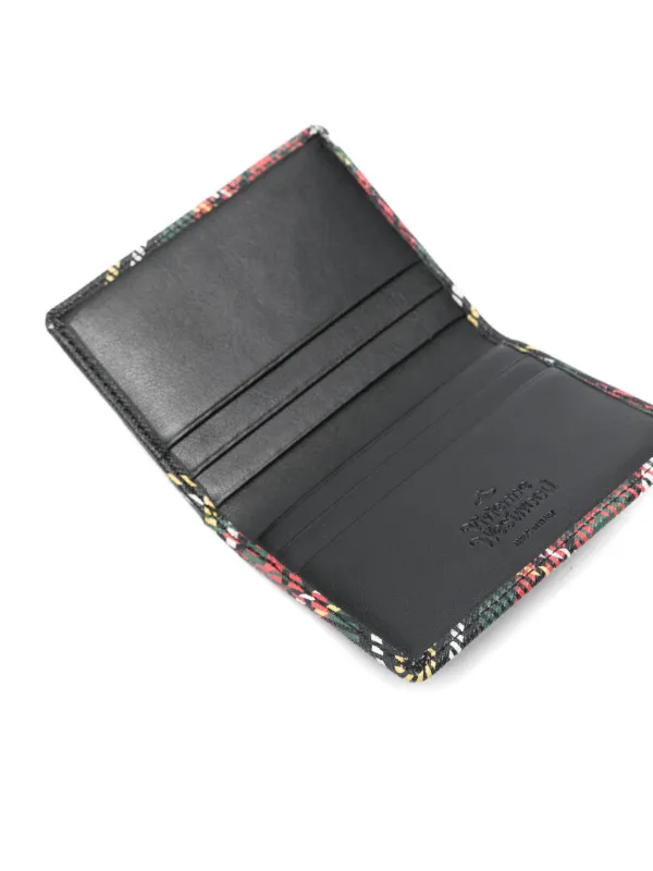Vivienne Westwood tartan-plaid Cardholder | Green | FARFETCH