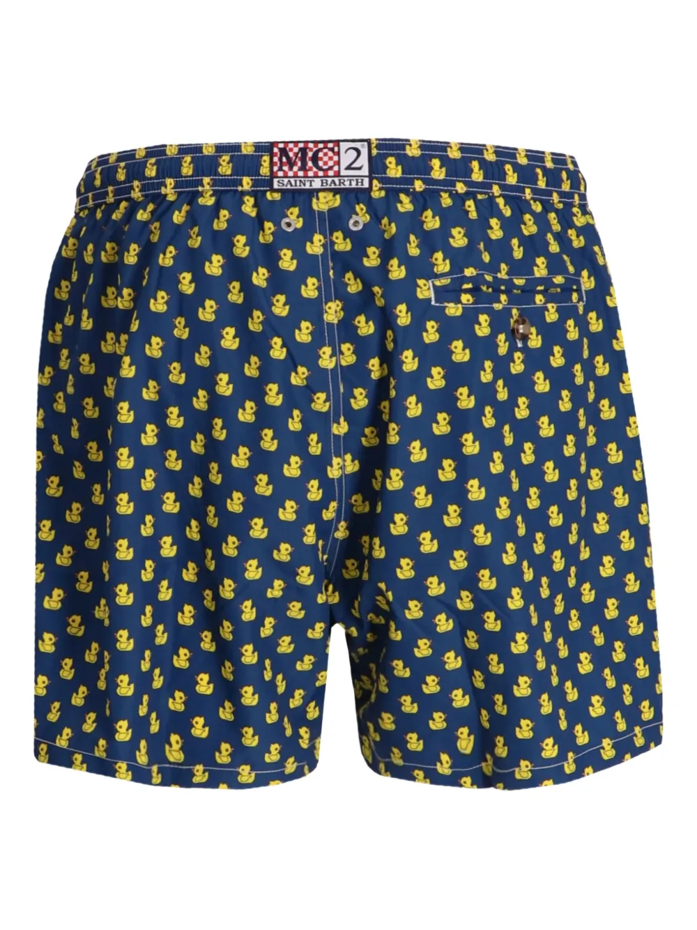MC2 Saint Barth Zwembroek met rubberen eend-print Blauw