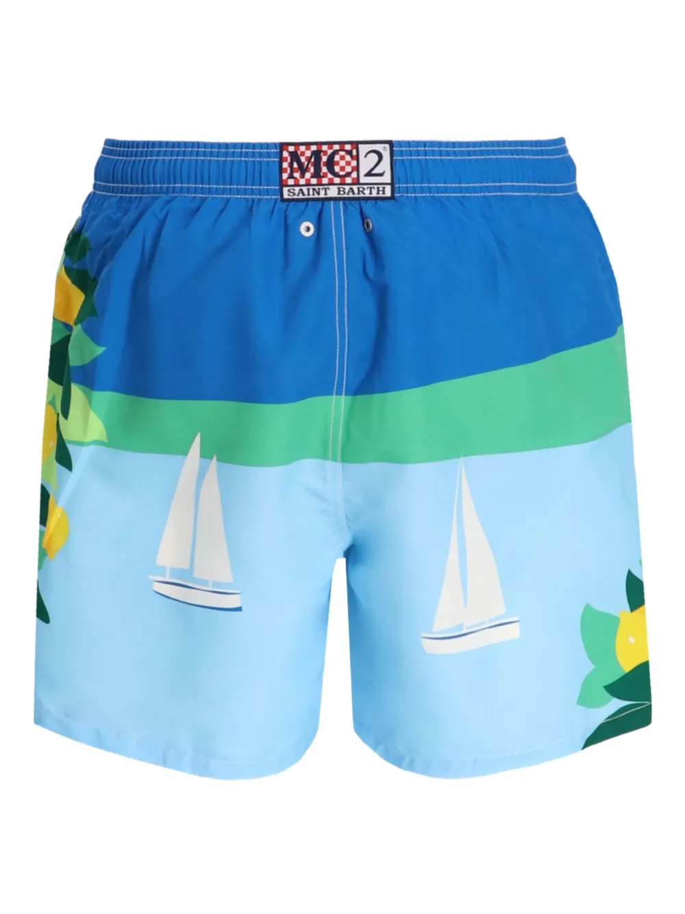 MC2 Saint Barth sailboat-print swim shorts | Swim & Board Shorts | Image 2