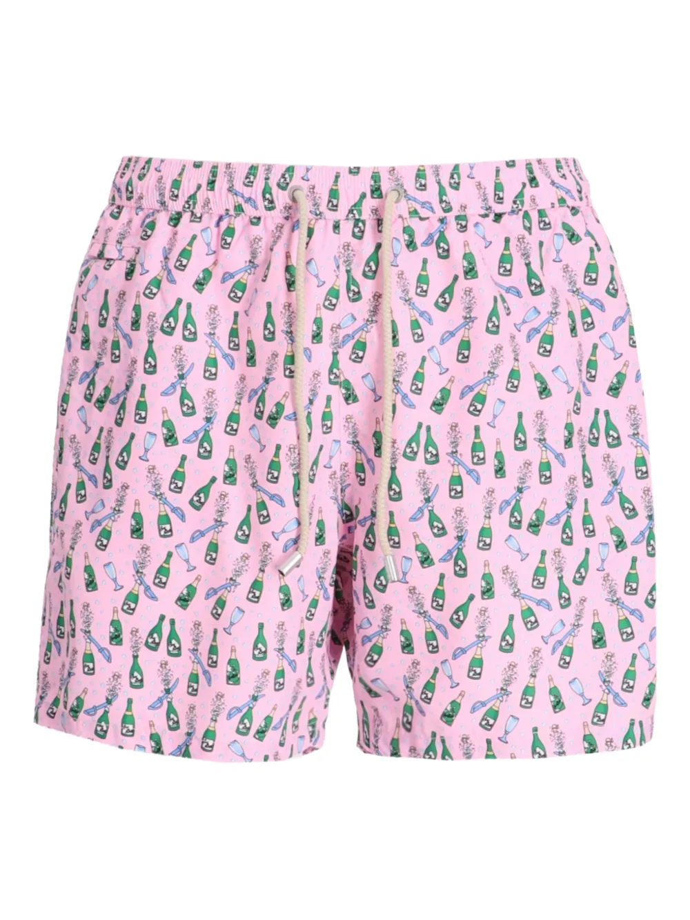 MC2 Saint Barth bottle-print swim shorts | Pink | Image 1