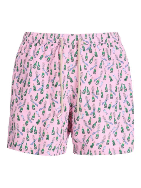 MC2 Saint Barth bottle-print swim shorts