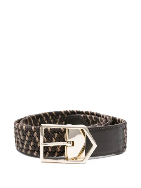 Canali braided-pattern belt