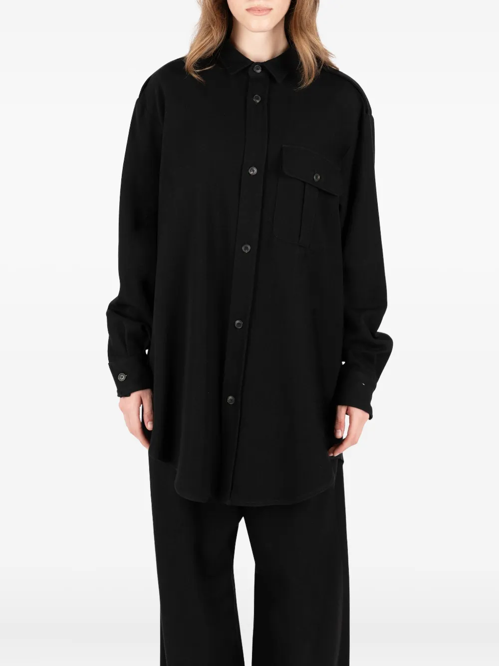 Société Anonyme Marr shirt met knoopsluiting Zwart
