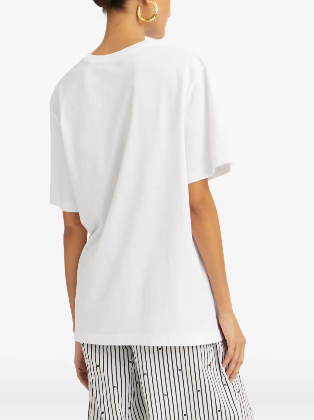 ROTATE BIRGER CHRISTENSEN logo print T-shirt Wit