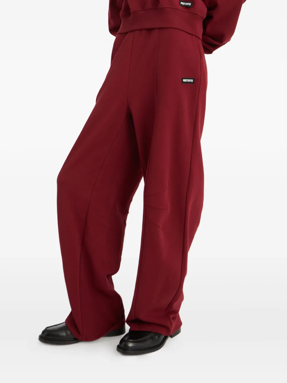 ROTATE BIRGER CHRISTENSEN elasticated track pants Rood